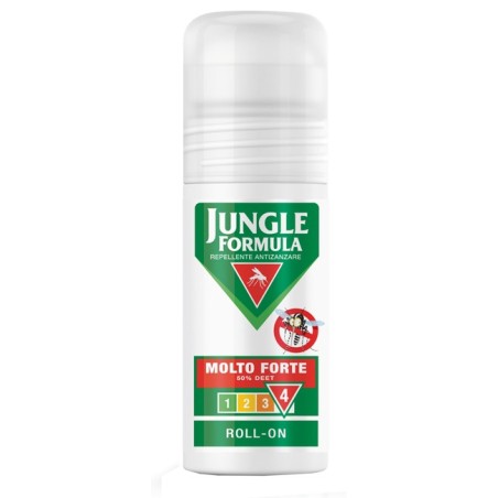 Jungle Formula Molto Forte repellente antizanzare roll on protettivo 50 ml Jungle Formula Molto Forte repellente antizanzare roll on protettivo 50 ml
