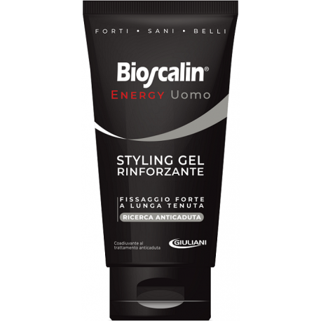 Bioscalin Energy Uomo Styling gel rinforzante fortificante per capelli dell'uomo 150 ml