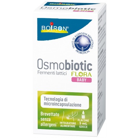 Boiron Osmobiotic Flora Baby integratore con fermenti lattici in gocce 5 ml