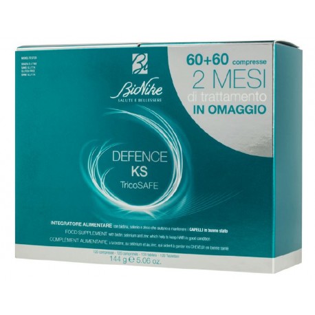 Bionike Defence Ks Tricosafe integratore per la salute dei capelli 60 + 60 compresse