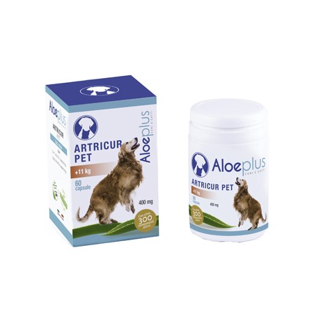 Aloeplus Cani Adulti Articur Pet integratore per articolazioni dei cani oltre 11 kg 60 capsule