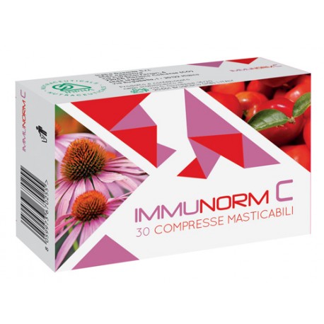 Inpha Duemila Immunorm C integratore per difese immunitarie 30 compresse masticabili