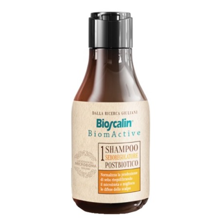 Bioscalin Biomactive Shampoo Sebo Regolatore prebiotico normalizzante deodorante 200 ml Bioscalin Biomactive Shampoo Sebo Regolatore prebiotico normalizzante deodorante 200 ml