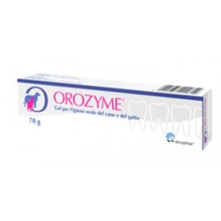 Orozyme Gel orale per la rimozione della placca di cani e gatti 70 g