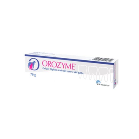 Orozyme Gel orale per la rimozione della placca di cani e gatti 70 g