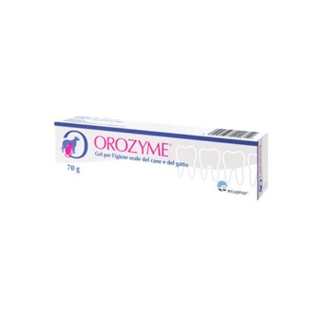 Orozyme Gel orale per la rimozione della placca di cani e gatti 70 g Orozyme Gel orale per la rimozione della placca di cani e gatti 70 g