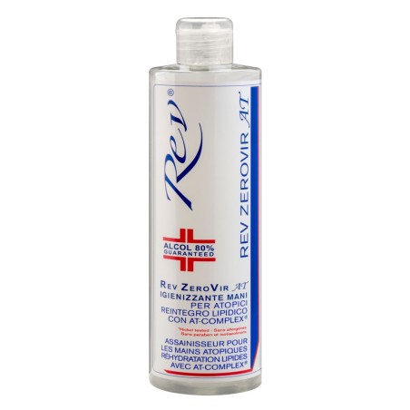 Rev Zero Vir AT spray igienizzante mani per pelli sensibili 100 ml Rev Zero Vir AT spray igienizzante mani per pelli sensibili 100 ml