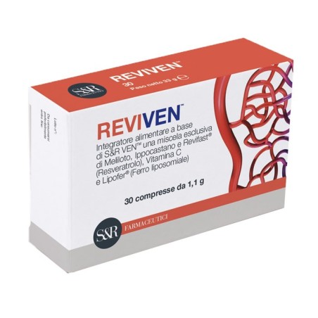 S&r Farmaceutici Reviven integratore per la circolazione venosa 30 compresse S&r Farmaceutici Reviven integratore per la circolazione venosa 30 compresse