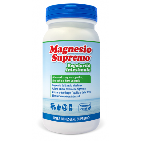 Natural Point Magnesio Supremo Regolarità Intestinale lenitivo per il transito 150 g