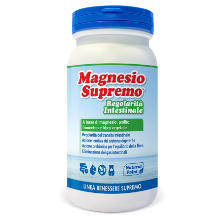 Natural Point Magnesio Supremo Regolarità Intestinale lenitivo per il transito 150 g Natural Point Magnesio Supremo Regolarità Intestinale lenitivo per il transito 150 g