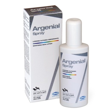 Slais Argenial Spray Lozione cutanea igienizzante per cani e gatti 150 ml Slais Argenial Spray Lozione cutanea igienizzante per cani e gatti 150 ml