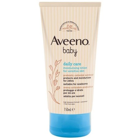 Aveeno Baby Lozione idratante per la cura quotidiana per pelli sensibili 150 ml Aveeno Baby Lozione idratante per la cura quotidiana per pelli sensibili 150 ml