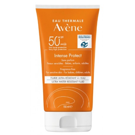 Avene Intense Protect protezione solare SPF50+ fluida resistente all'acqua 150 ml