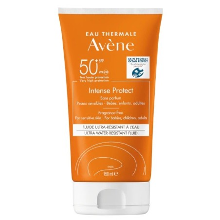 Avene Intense Protect protezione solare SPF50+ fluida resistente all'acqua 150 ml Avene Intense Protect protezione solare SPF50+ fluida resistente all'acqua 150 ml