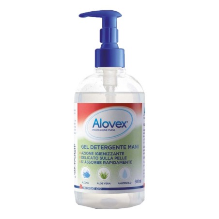 Alovex Protezione Mani Gel igienizzante a base alcolica 500 ml Alovex Protezione Mani Gel igienizzante a base alcolica 500 ml