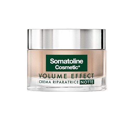 Somatoline Cosmetics Volume Effect Crema Riparatrice Notte antietà per il viso 50 ml