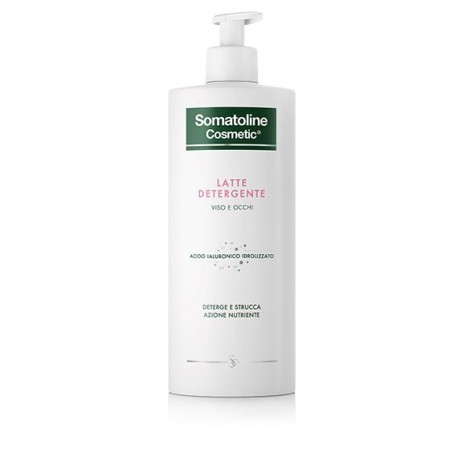 Somatoline Cosmetic Latte detergente viso e occhi emulsione fluida struccante 400 ml