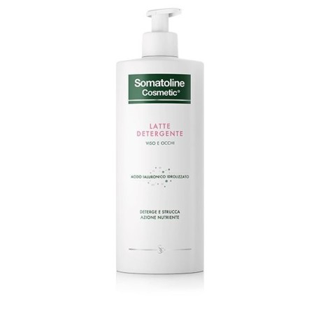 Somatoline Cosmetic Latte detergente viso e occhi emulsione fluida struccante 400 ml Somatoline Cosmetic Latte detergente viso e occhi emulsione fluida struccante 400 ml