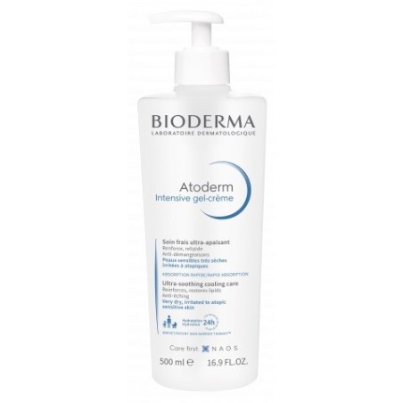 Bioderma Atoderm Intensive gel-crème crema nutriente anti prurito pelle atopica 500 ml Bioderma Atoderm Intensive gel-crème crema nutriente anti prurito pelle atopica 500 ml