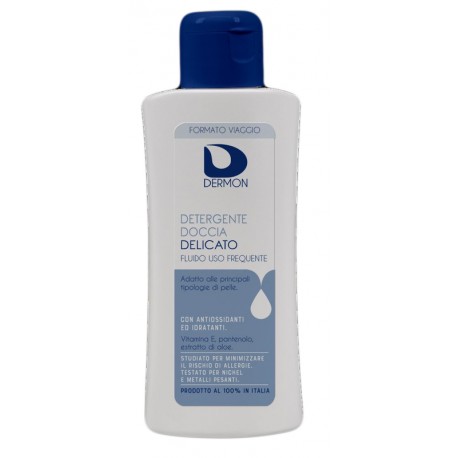 Dermon Detergente Doccia Delicato uso frequente formato viaggio 100 ml