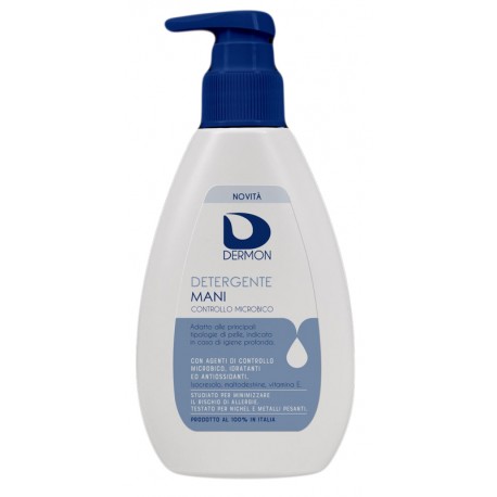 Dermon Detergente mani con controllo microbico 200 ml