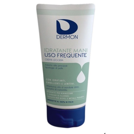 Dermon Idratante Mani uso frequente crema leggera evanescente 100 ml Dermon Idratante Mani uso frequente crema leggera evanescente 100 ml