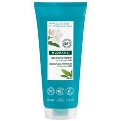 Klorane Gel doccia nutritivo al burro di Cupuaçu bio profumo Eau de Tiare 200 ml