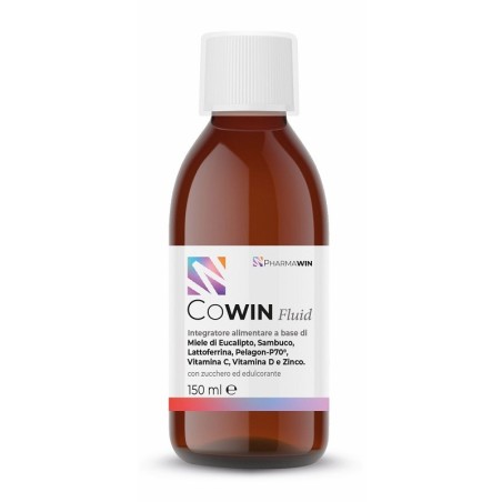 Pharmawin Cowin Fluid integratore per vie respiratorie e difese 150 ml Pharmawin Cowin Fluid integratore per vie respiratorie e difese 150 ml