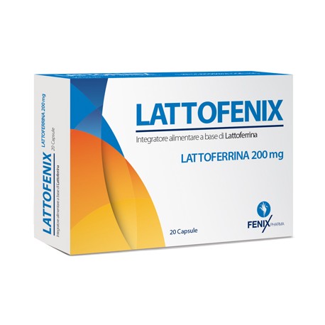 Lattofenix Lattoferrina 200 mg regolazione delle difese immunitarie 20 capsule