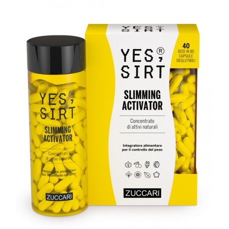 Zuccari Yes Sirt Slimming Activator Concentrato di attivi naturali dimagranti 80 capsule 300 mg