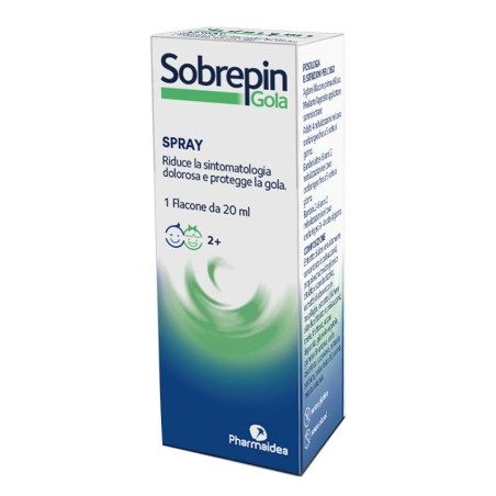 Sobrepin Gola Spray protettivo per mal di gola 20 ml Sobrepin Gola Spray protettivo per mal di gola 20 ml