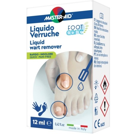 Master Aid gel per la rimozione delle verruche rapido e indolore 12 ml Master Aid gel per la rimozione delle verruche rapido e indolore 12 ml