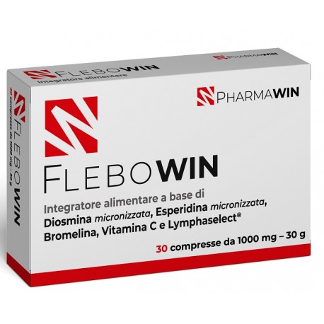 Pharmawin Flebowin integratore per vasi sanguigni 30 compresse