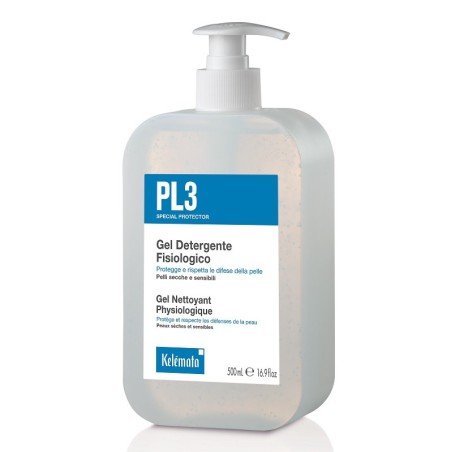 Kelemata PL3 Gel Detergente fisiologico pelle secca e sensibile 500 ml Kelemata PL3 Gel Detergente fisiologico pelle secca e sensibile 500 ml