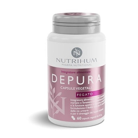 Nutrihum Depura integratore depurativo del fegato 60 capsule Nutrihum Depura integratore depurativo del fegato 60 capsule