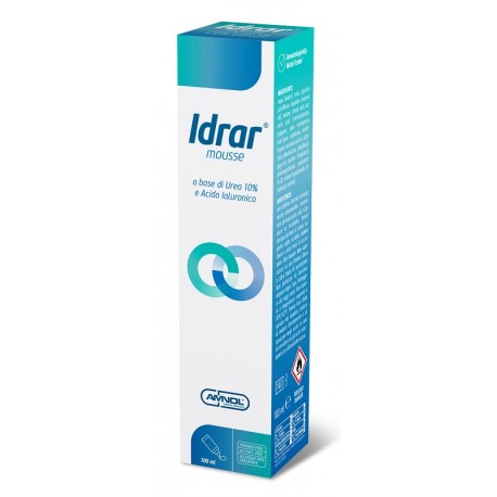 Idrar Mousse idratante per pelli desquamate con urea 10% e acido ialuronico 100 ml