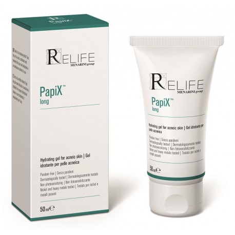 Relife Italia PapiX Long Gel Idratante Viso per Pelle Acneica 50ml