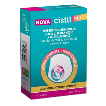 Linea Lady Nova Cistil Plus integratore drenante per vie urinarie 30 compresse Linea Lady Nova Cistil Plus integratore drenante per vie urinarie 30 compresse