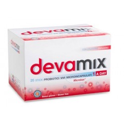 Tfarma Devamix integratore intestinale con probiotici microincapsulati inulina colostro 20 stick