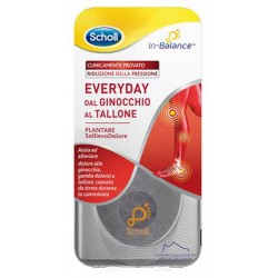 Scholl In-Balance Everyday plantare sollievo dolore dal ginocchio al tallone taglia S 37-39,5