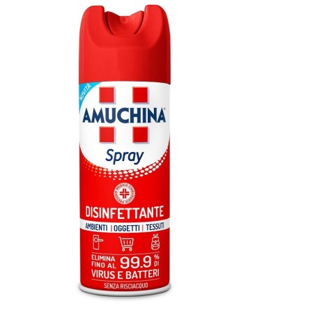 Amuchina Spray disinfettante per ambienti oggetti tessuti 400 ml Amuchina Spray disinfettante per ambienti oggetti tessuti 400 ml