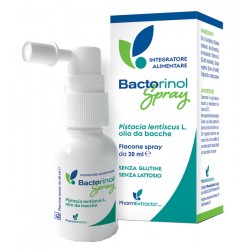 Pharmextracta Bactorinol Spray con olio di lentischio antinfiammatorio per la gola 20 ml
