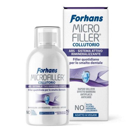 Forhans Microfiller Collutorio effetto filler per smalto dentale 500 ml