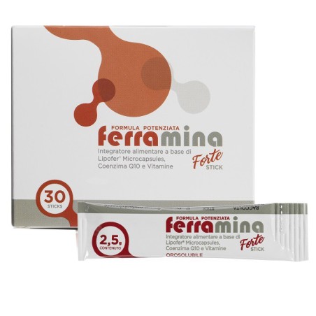Morgan Ferramina Forte integratore con ferro vitamine e coenzima q10 30 stick Morgan Ferramina Forte integratore con ferro vitamine e coenzima q10 30 stick