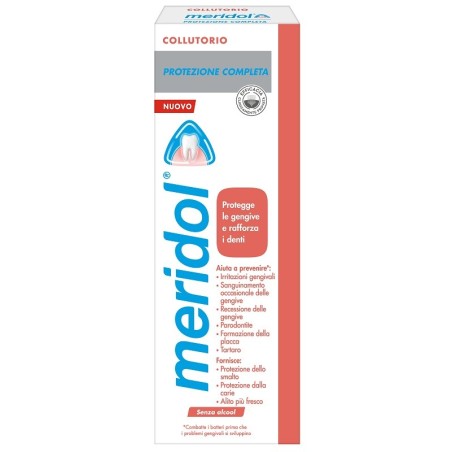 Meridol Collutorio Protezione Completa per denti e gengive senza alcol 400 ml Meridol Collutorio Protezione Completa per denti e gengive senza alcol 400 ml