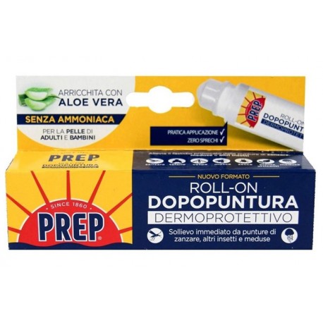 Prep Roll-On Dopopuntura Dermoprotettivo per Zanzare, Insetti e Meduse 15ml