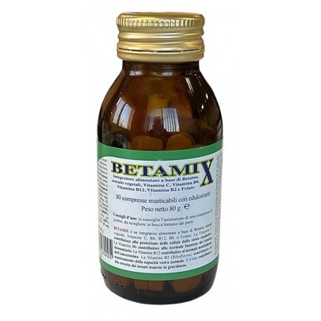 Herboplanet Betamix Integratore Antiossidante Multivitaminico 80 compresse masticabili