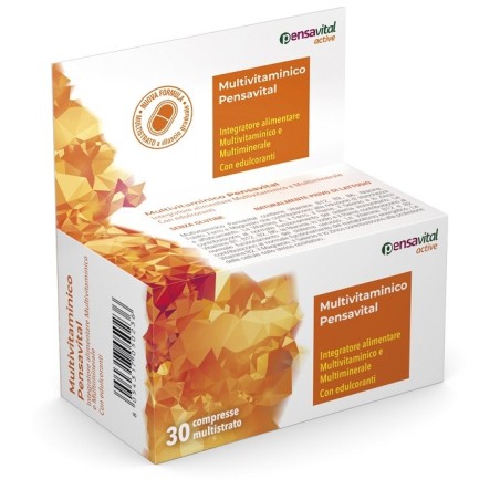 Multivitaminico Pensavital Integratore Multivitaminico e Multiminerale 30 compresse Multivitaminico Pensavital Integratore Multivitaminico e Multiminerale 30 compresse