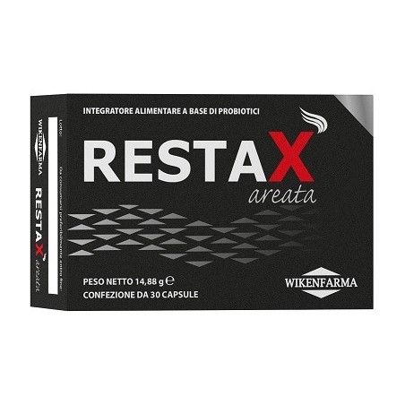 Wikenfarma Restax Areata integratore per flora intestinale 30 capsule Wikenfarma Restax Areata integratore per flora intestinale 30 capsule
