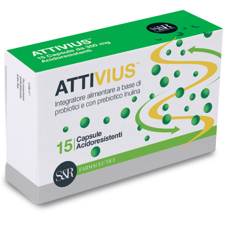 S&R Farmaceutici Attivius Integratore per Benessere Intestinale 15 capsule S&R Farmaceutici Attivius Integratore per Benessere Intestinale 15 capsule